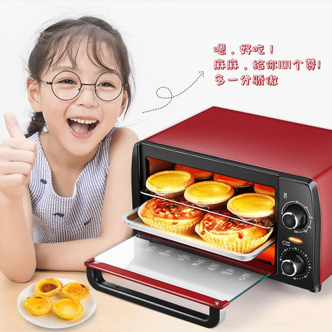 Microwave Oven KAO-1208 Electric Oven Home Baking Machine Mini Small Automatic Multi-function Cake Bread Authentic